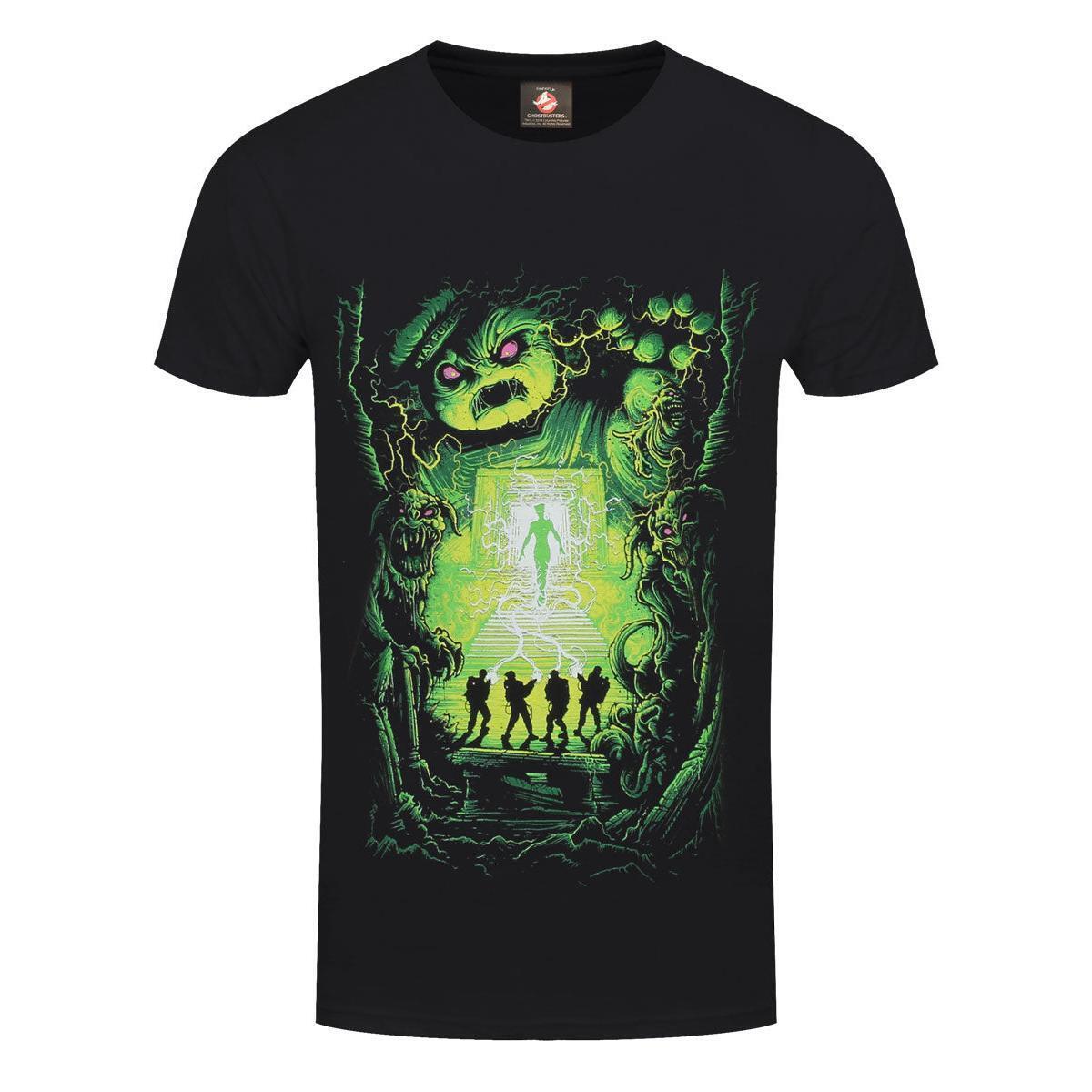 Ghostbusters Dan Mumford Mens Black Tshirt